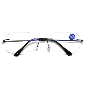 <span class=keywords><strong>Gafas</strong></span> de <span class=keywords><strong>Presbicia</strong></span> Fotocromáticas sin Montura con Zoom Automático, Progresivas, Multifocales, de Doble Uso para Cerca y Lejos, Anti Luz Azul para Hombre - Product Image 4