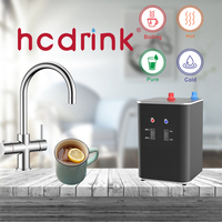 Iwater 4 en 1 maison cuisine chauffage rapide robinet d'eau chaude instantanée purificateur filtre robinet avec système de filtration