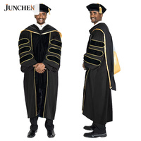 Robe de Cérémonie Universitaire à Capuche Grande Taille avec Logo Personnalisé pour Remise de Diplôme et Doctorat