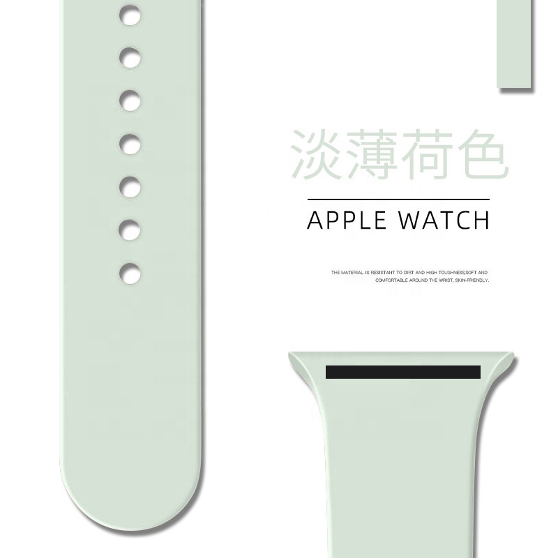 Классический силиконовый ремешок для Apple Watch 45 мм, спортивный резиновый ремешок для смарт-часов Apple