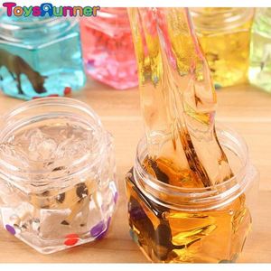 New 3D <b>Animal</b> Slime 6 Colors <b>Crystal</b> Jelly Clay Rubber Mud Intelligent Hand Gum Plasticine Toy Gift Slime 24pcs Box - Product Image 4