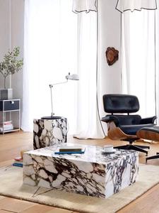 Mobilier moderne design décor à la française style blanc violet Calacatta Viola <span class=keywords><strong>table</strong></span> basse en marbre à vendre - Product Image 5