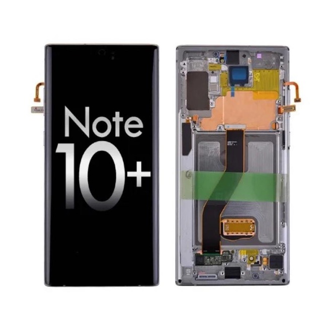 Original OLED LCD Screen Assembly with Frame for Samsung Galaxy Note 10 Plus N975 N9750 LCD Display Compatible Phone With Frame