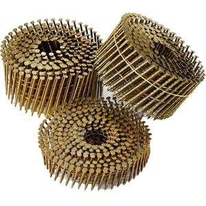 Clous de toiture en spirale de 2 pouces, tige en fer, revêtement à base d'Anater, tête plate, clous de <span class=keywords><strong>charpente</strong></span> de classe 4 - Product Image 1