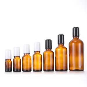 Bán Buôn 5Ml 10Ml 15Ml 20Ml 30Ml 50Ml 100Ml Hổ Phách Rõ Ràng Glass Eye Huyết Thanh Chai Thủy Tinh Con Lăn Chai Cho Nước Hoa - Product Image 2