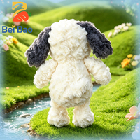Fabricant de peluches, peluche chien personnalisée avec logo, jouet en peluche doux, chiot rembourré en coton PP, 30 cm, anti-stress pour enfants