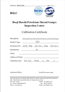 2-3/8 Als-5-1/2 Als (Interne-Flush Stijl Verbinding) api 7-2 Threading Pijp Meters/Gages Plug En Ring Meetinstrumenten - Product Image 2