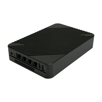 Kansung Thin Client PC Desain Klasik 4 Slot SSD Mini Desktop NAS Server Penyimpanan