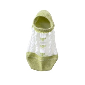 Women Summer Mesh Anti-Slip Solid Ankle <b>Socks</b> Medium Thickness Breathable Invisible Custom Colors - Product Image 5