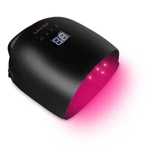 2024 lámpara de uñas LED UV de sol profesional portátil inalámbrico y recargable 86W lámparas de uñas de alta potencia para secador de uñas de gel