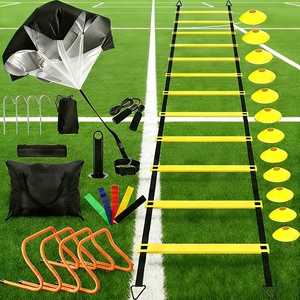 Workout Voetbal Sport Gym Hot Selling <span class=keywords><strong>Kit</strong></span> Bands Schijven Slepen Rennende Parachute Behendigheidsladder Voetbaluitrusting Set Snelheidstraining - Product Image 1