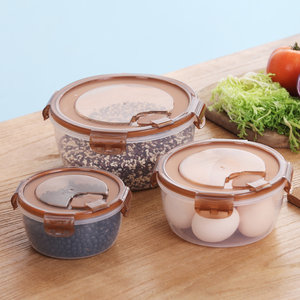 Microwaveable vòng kín bữa ăn Pre Dã Ngoại Snack súp nước sốt Crisper Set nhựa lưu trữ Box PP thực phẩm <span class=keywords><strong>container</strong></span> với Snap khóa - Product Image 1
