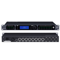 Prosesor Audio Profesional Paulkitson CX4800 dengan Laju Pengambilan Sampel 96kHz, Peralatan Audio DSP, Cangkang Logam