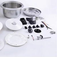 Multi Rice Cooker Kontrol Timer Digital Pabrik Peralatan Dapur Rumah Tangga CKD SKD 1.8L 2.8L Drum Sertifikat BIS Penanak Nasi Listrik