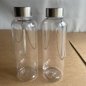 200 件定制最便宜水瓶批发定制不含 BPA 550 毫升 AS 塑料水瓶带肩带促销水瓶 - Product Image 5