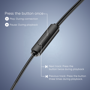 VIDVIE siyah Metal kulak <span class=keywords><strong>Iem</strong></span> spor kulaklık 3.5mm Jack Mic ile kablolu kulaklık Auricular müzik kontrol cihazı - Product Image 4