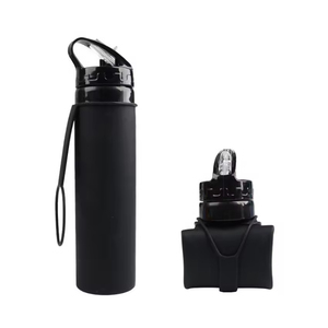Botella de Agua Deportiva Plegable de Silicona Libre de BPA con Agarre Ergonómico para Gimnasio - Product Image 5