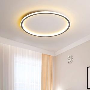 Lámpara de techo LED minimalista moderna totalmente de cobre, lámpara ultrafina para dormitorio/estudio, iluminación creativa personalizada de lujo para sala de estar - Product Image 4