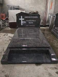 Современный стиль, американское кладбище, крест, ангел, сердце, надгробие, мемориальный надгробный памятник - Product Image 3