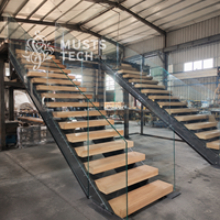 Fabricant direct d'usine, fournisseur OEM ODM, escalier sur mesure pour projets hôteliers