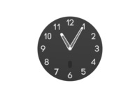 Horloge murale LED avec lumière d'ambiance, quartz, fonction snooze, thermomètre, chargeur USB électronique, réveil numérique intelligent