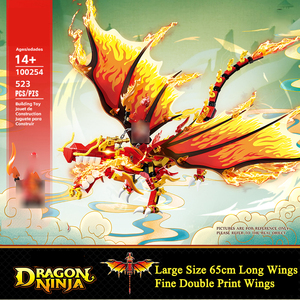 <span class=keywords><strong>Jeu</strong></span> de Blocs Dragon Éducatifs en Plastique pour Enfant, Modèle de <span class=keywords><strong>Dinosaure</strong></span>, Jeux du Monde, Jouets, Dragon Ninja, DIY - Product Image 5