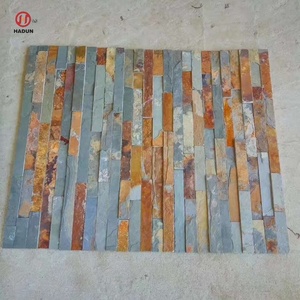 Revestimiento de Pared de Piedra Natural para Exteriores e Interiores, Losetas de Pizarra para Uso en Exteriores de Viviendas, Suministro de Fábrica - Product Image 3