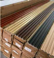 Panneaux muraux décoratifs pour intérieurs d'hôtels, panneaux WPC emboîtables pour salles de sauna, panneaux 3D en imitation marbre