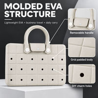 Sac pour ordinateur portable antichoc en EVA, sacs de transport en EVA, sac fourre-tout, sac de rangement pour le bureau et les voyages, organisateur, sac pour ordinateur, sac à bandoulière pour femme
