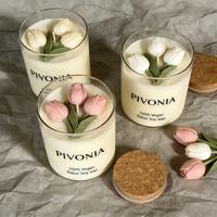Bougie parfumée de forme personnalisée, faite à la main, aromathérapie, écologique, coffret cadeau de luxe pour la Saint-Valentin, le mariage, Thanksgiving, Noël, OEM