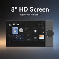 Panneau de commande intelligent Tuya Zigbee 8,0 pouces sous système Linux pour hôtel et maison, avec contrôle sonore et gradation de l'éclairage en groupe