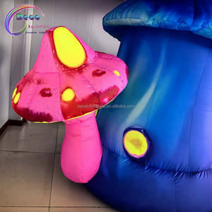 Venta caliente dibujos animados de Halloween hongos venenosos tipo inflable de colores brillantes - Product Image 4