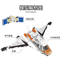 Série spatiale Wange 2850, mini-navire spatial, modèle MOC, jouet éducatif à petites particules, blocs de construction, jouets pour enfants