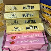 Jouet anti-stress ultra-doux et moelleux, très populaire, à la saveur de beurre, en forme de bâtonnet de lait, à rebond lent, taille XL
