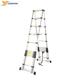 26 bước đôi bên sợi thủy tinh Scala Kính thiên văn 5 + 5m nhôm nhỏ gọn gấp thang - Product Image 4