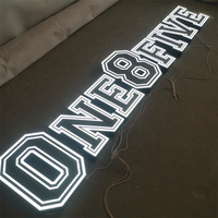 Letrero frontal de letras Led acrílico personalizado, letrero de canal 3D, letrero Led de tienda