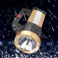 Lampe torche LED puissante, projecteur robuste, étanche, rechargeable par USB, lampe de chasse longue portée, lumière latérale, 3 modes