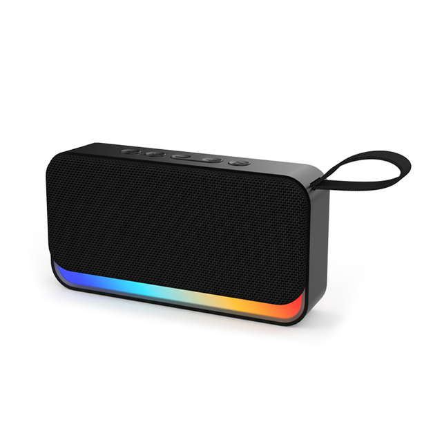 New Arrived Outdoor Portable Wireless BT Speaker TF/USB Fashion Portable LED RGB Light Bluetooth Speaker