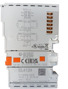 Terminal EtherCAT BECKHOFF EL4124, Salida Digital de 4 Canales, 24V 0.5A, Original, Nuevo - Product Image 1