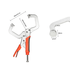 11&quot; 11 Inch 180 mm Quick Release Vise Grip C-<strong>clamp</strong> Locking Grip c <strong>Clamp</strong> Plier