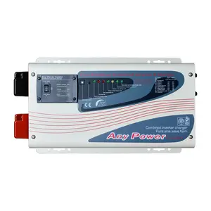 Inversor de onda senoidal pura, 2000 W, 2KW, 5KW, 12V, conversor AC para RV doméstico, carregador de sistema de energia solar fora da rede, carregador