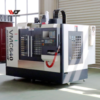 Centre d'usinage de haute précision au meilleur prix, 3 axes/4 axes/5 axes, Vmc640, fraiseuse CNC