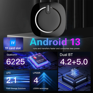 Caja inteligente Android 13 CarPlay inalámbrica KT7S con chip Qualcomm 6225 con ranura para tarjeta TF, ranura para tarjeta Sim y adaptador de puerto de TYPE-C - Product Image 3