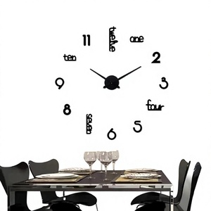 <span class=keywords><strong>Orologio</strong></span> <span class=keywords><strong>da</strong></span> <span class=keywords><strong>Parete</strong></span> Lucktime Grande, Moderno, Stile Art Déco, Analogico, a Batteria, Silenzioso, Senza Cornice in Acrilico, Decorativo per Soggiorno, Camera <span class=keywords><strong>da</strong></span> Letto, Casa - Product Image 1