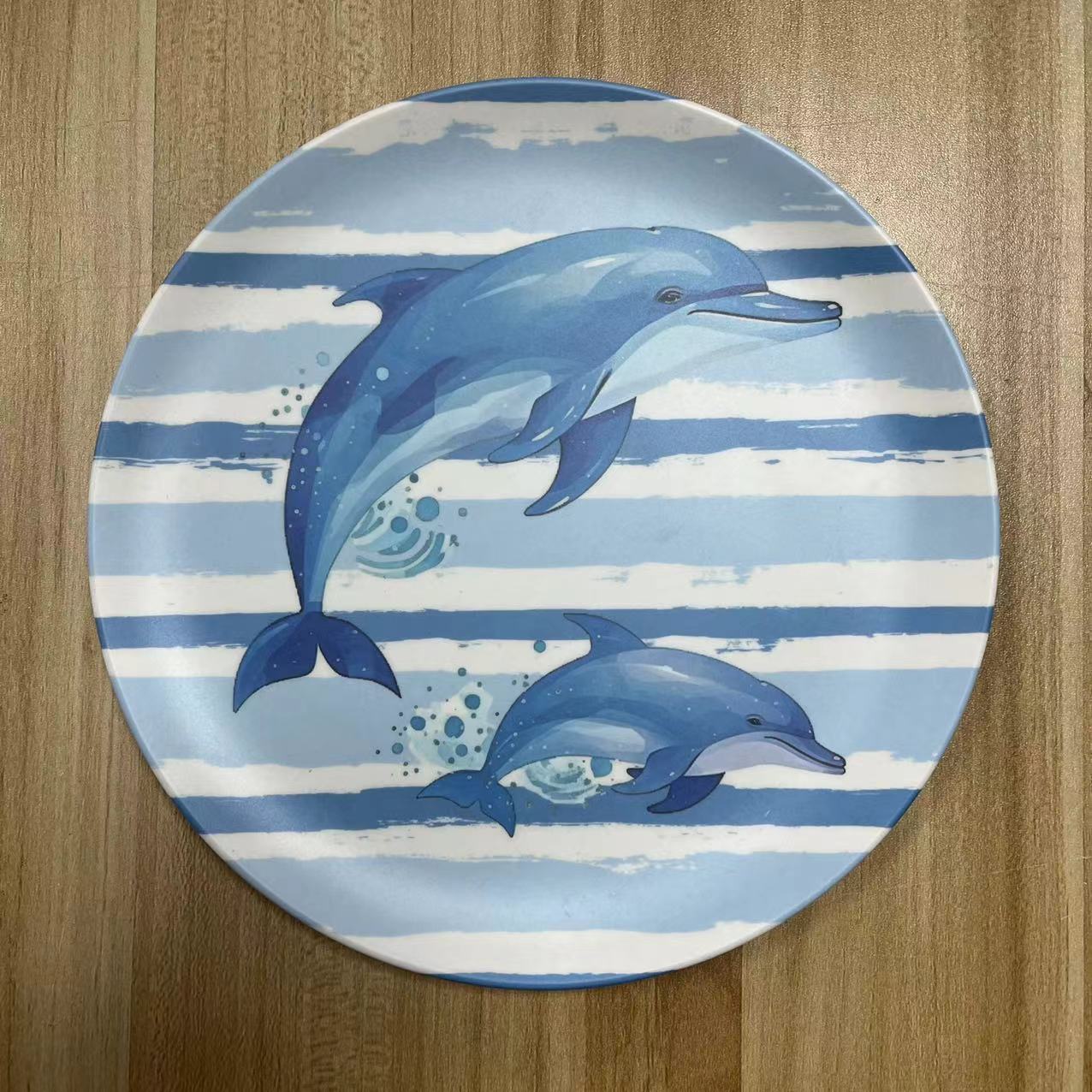 Легко носить с собой для кемпинга Pantone цвет 20 см Размер 8 дюймов квадратной формы синий зеленый красный розовый красочные пластины из бамбукового волокна