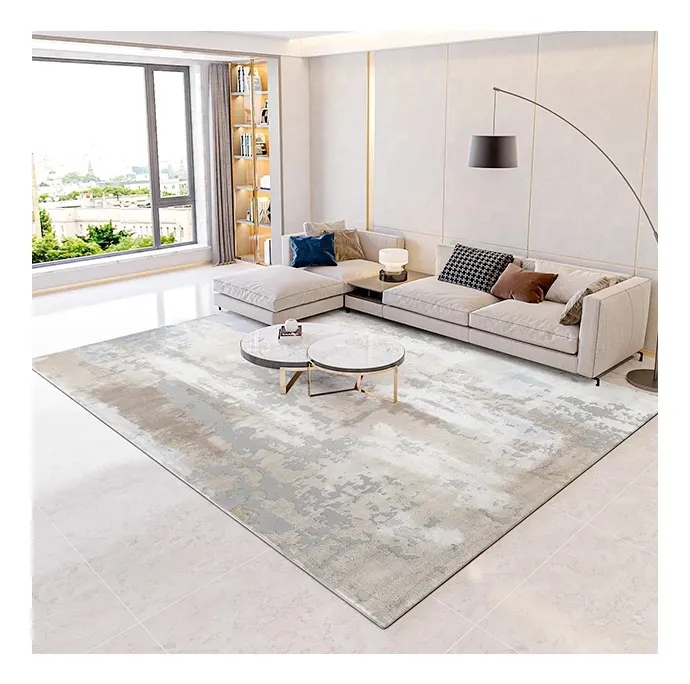 Modica el dokuma zemin toptan halı büyük yumuşak oturma odası Modern özel geniş alan halı oturma odası için