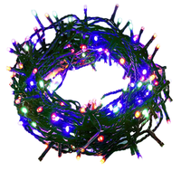 220V IP44 Wasserdichte CRI60 LED-Lichterkette für Außen, Feiertagsdekoration, RGB, Weihnachtsfeiern, 10M/20M/50M/100M, dimmbar