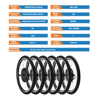 Kit d'assistance pour vélo électrique 2000W |   Compatible 48V/60V |   Conversion de vélo électrique