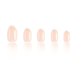 24 <span class=keywords><strong>faux</strong></span> <span class=keywords><strong>ongles</strong></span> français en boîte, forme amande ovale, courts, à presser, couvrance totale, en <span class=keywords><strong>gel</strong></span> souple, pour extension et décoration de manucure - Product Image 5