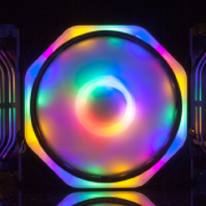 Mới đến 120mm RGB Fan CPU Cooler trường hợp máy tính RGB PC làm mát người hâm mộ đầy màu sắc argb chơi game PC trường hợp Cooler người hâm mộ - Product Image 2